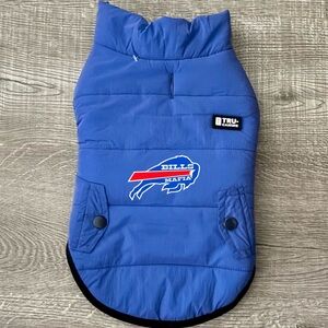 Buffalo Bills Blue Reflective Dog Jacket